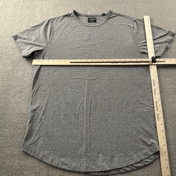 Cuts Clothing Shirt Adult Extra Large Gray Short Sleeve Active Athleisure Casual - Picture 9 of 14